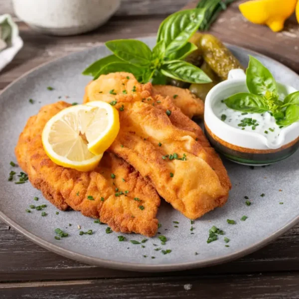 Beer buttered fish fillet