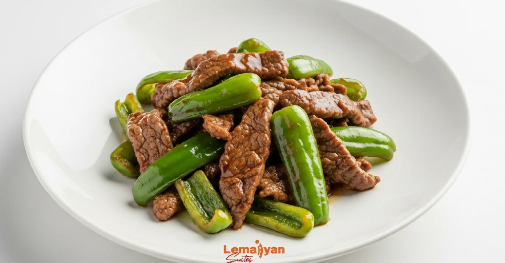 Beef in green pepper