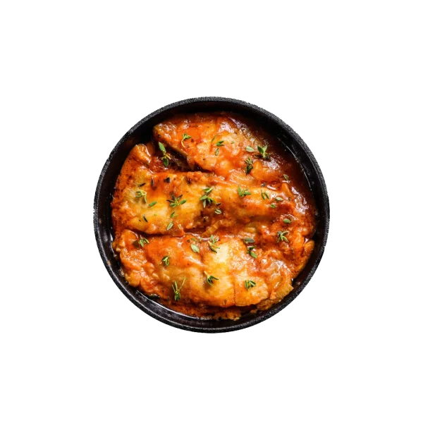 Fish in garlic sauce
