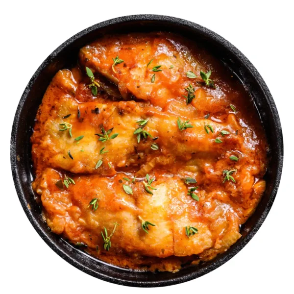 Fish in garlic sauce
