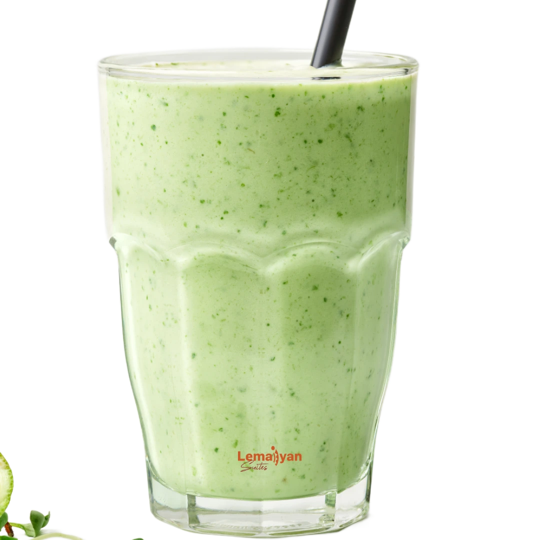 Fat burner smoothie -avocado+pear+spinach