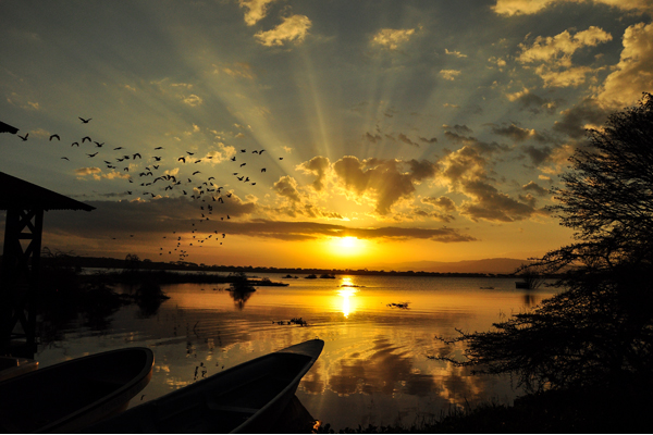 Cruiser Sunrise and Sunset on Lake Naivasha